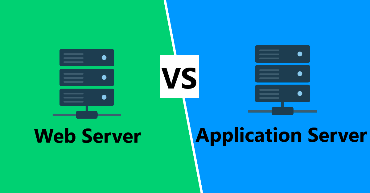 How is a Web Server different from any Application Server