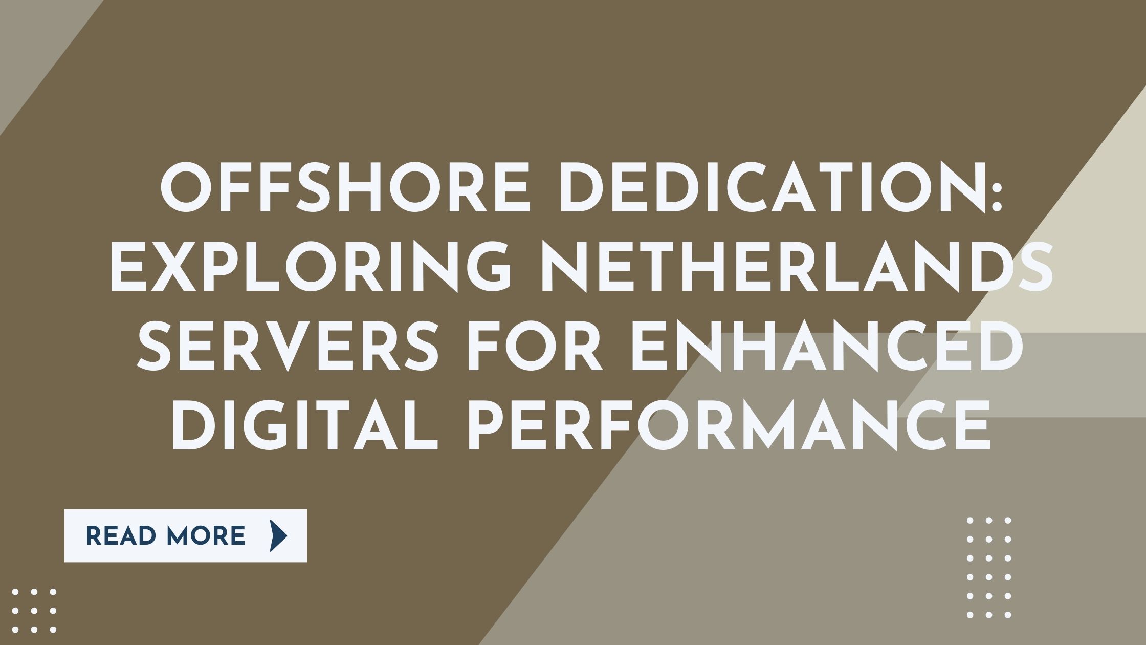 Offshore Dedication: Exploring Netherlands Servers for Enhanced Digital Performance
