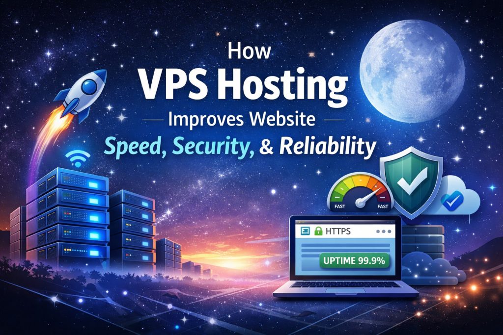 How VPS Hosting Improves Website Speed, Security, and Reliability